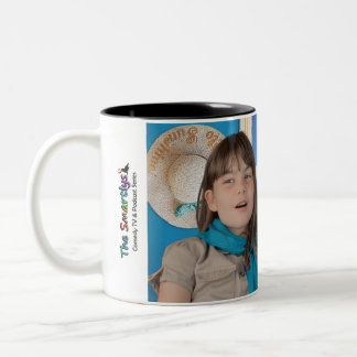 Caneca De Café Em Dois Tons Fill 'er up with Fetch and Lettie May Smartly!