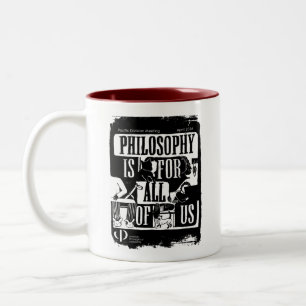 Caneca De Café Em Dois Tons Filosofia é para Todos Nós Reunião Pacífico 2026 m