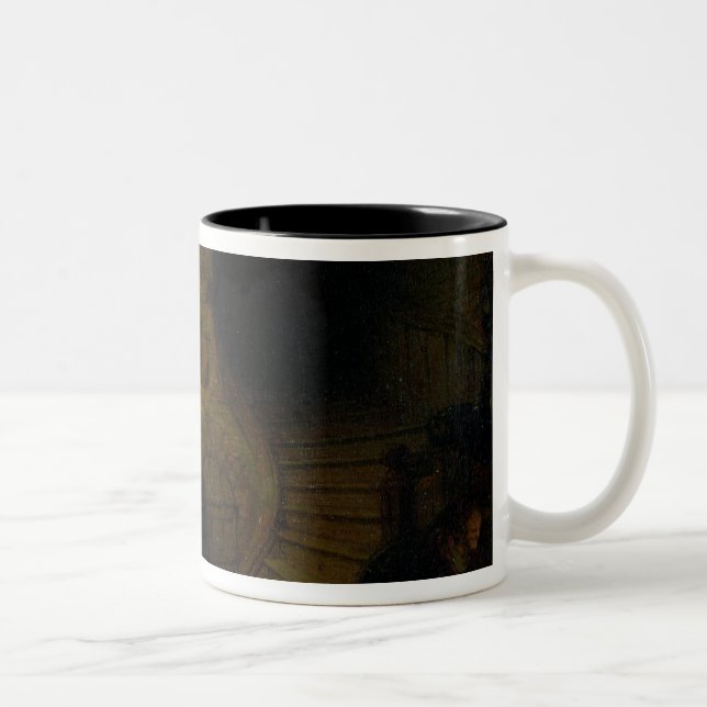 Caneca De Café Em Dois Tons Filósofo na meditação, 1632 (Direita)