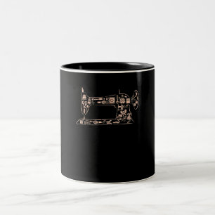 Caneca De Café Em Dois Tons Filtros De Presente E Alcobas Que Enrolam Gotas De