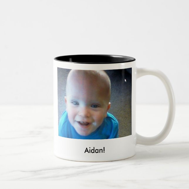 Caneca De Café Em Dois Tons Fim de Aidan! , Aidan! (Direita)