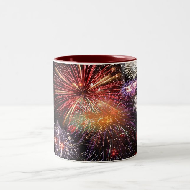 Caneca De Café Em Dois Tons Finalidade do Fireworks (Centro)