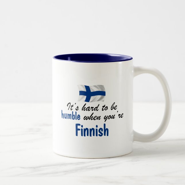 Caneca De Café Em Dois Tons Finlandês humilde (Direita)
