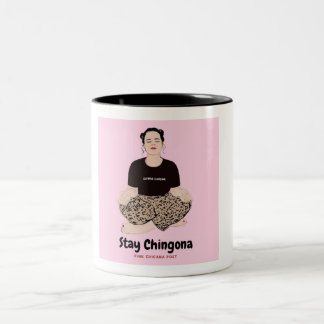 Caneca De Café Em Dois Tons Fique Chingona