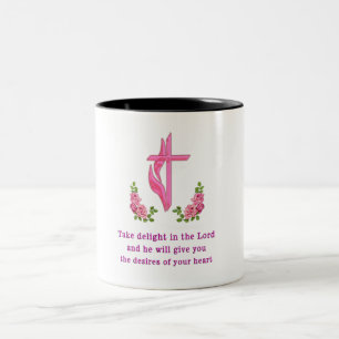 Caneca De Café Em Dois Tons fique encantado no Senhor