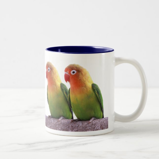 Caneca De Café Em Dois Tons Fischer's Lovebird (Direita)