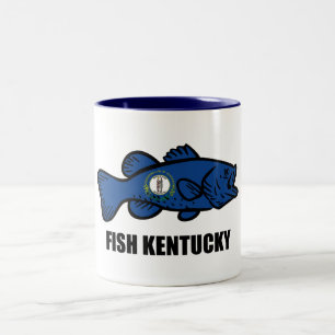 Caneca De Café Em Dois Tons Fish Kentucky