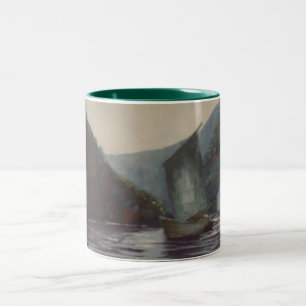 Caneca De Café Em Dois Tons Fisher Boats Mug