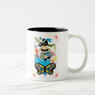 Caneca De Café Em Dois Tons Fishing and Nose Glasses (Remake)