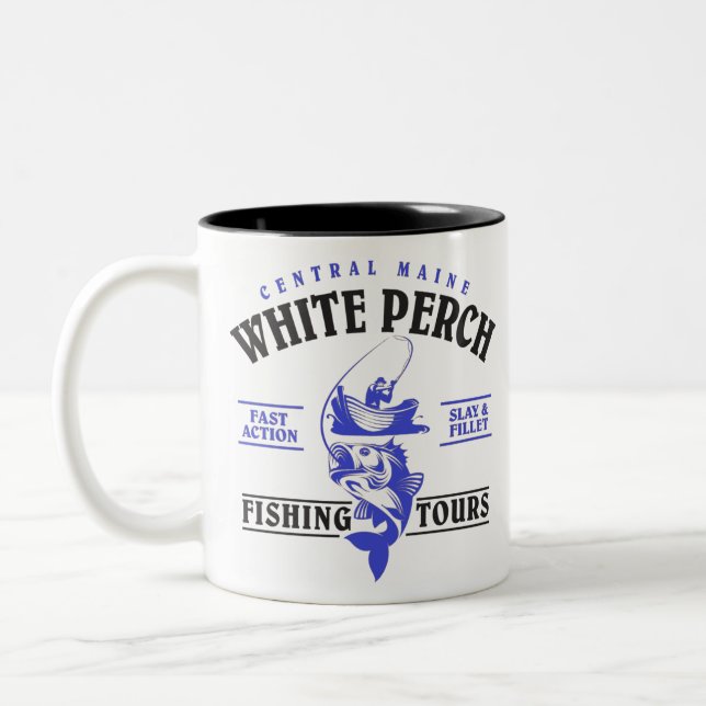 Caneca De Café Em Dois Tons Fishing Tours (Esquerda)