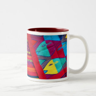 Caneca De Café Em Dois Tons Fishs do mar
