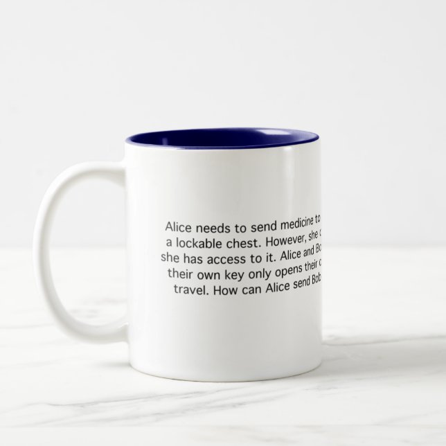 Caneca De Café Em Dois Tons Fixe a medicina (Esquerda)