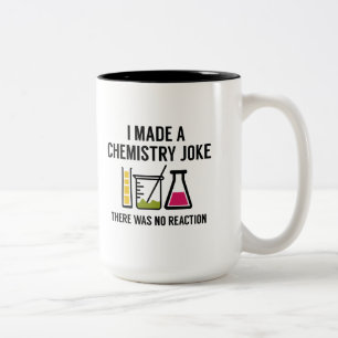 Caneca De Café Em Dois Tons Fiz Uma Piada De Química