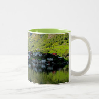 Caneca De Café Em Dois Tons Fjords lindos, Noruega