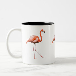 Caneca De Café Em Dois Tons Flamant rose