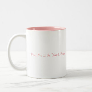 Caneca De Café Em Dois Tons Flamingo Beach Barre Mug
