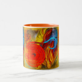 Caneca De Café Em Dois Tons Flare de Bombeiro