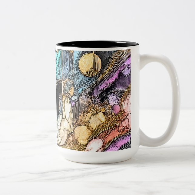 Caneca De Café Em Dois Tons Fliesender Goldfluss  (Direita)