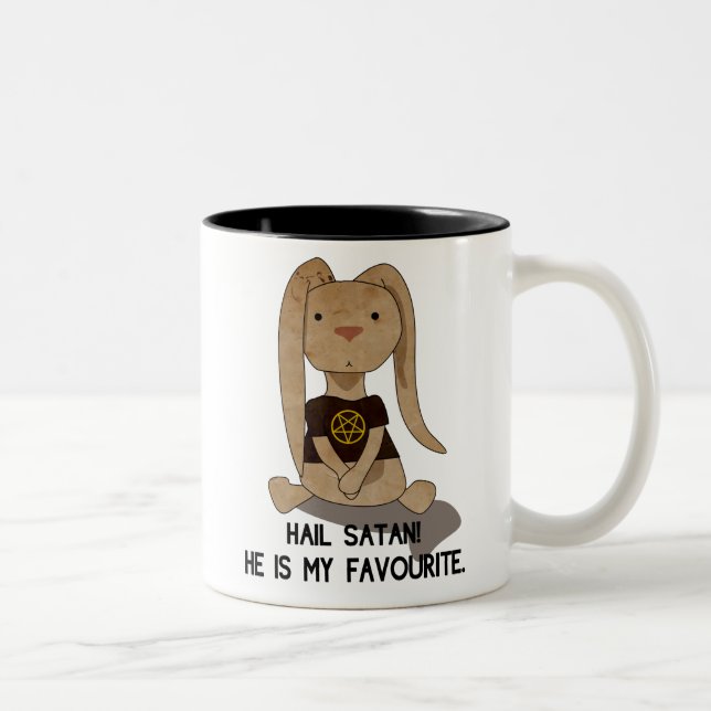 Caneca De Café Em Dois Tons Flopsy Bunney - satã da saraiva (Direita)