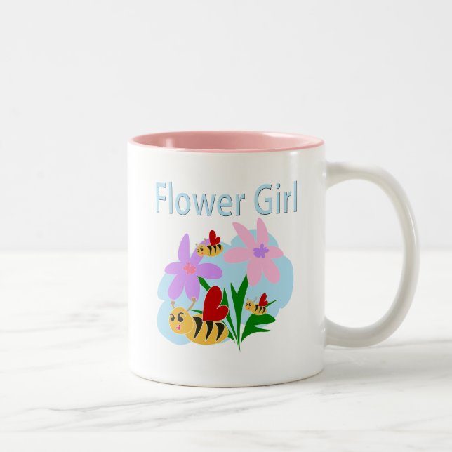 Caneca De Café Em Dois Tons Flor Girl (Direita)