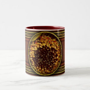 Caneca De Café Em Dois Tons Flor - Margarida - Em outros mundos