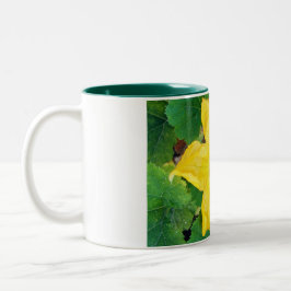 Caneca De Café Em Dois Tons Flor Zucchini