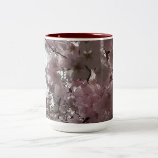Caneca De Café Em Dois Tons Floração de Cerejeira