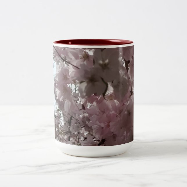 Caneca De Café Em Dois Tons Floração de Cerejeira (Centro)