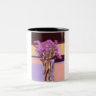 Caneca De Café Em Dois Tons Floral