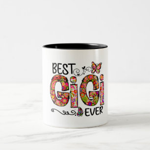 Caneca De Café Em Dois Tons Floral Best Gigi Nunca