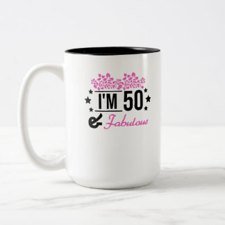 Caneca De Café Em Dois Tons floral rosa im de 70 anos e fabuloso