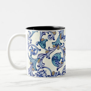 Caneca De Café Em Dois Tons Florentine Italiana Flourada