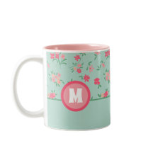 Flores de Densidade Rosa Monogramas