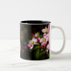 Caneca De Café Em Dois Tons Flores de Michigan