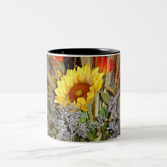 Caneca De Café Em Dois Tons Flores de Toscânia (Centro)