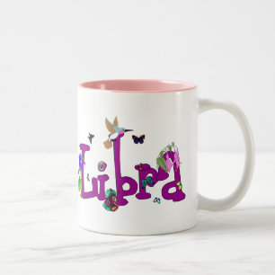 Caneca De Café Em Dois Tons Flores do Libra