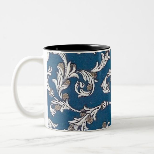 Caneca De Café Em Dois Tons Florescentes Italianos Florentinos (Esquerda)