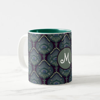 Caneca De Café Em Dois Tons Floresta de Inverno - Paisley Emplumado