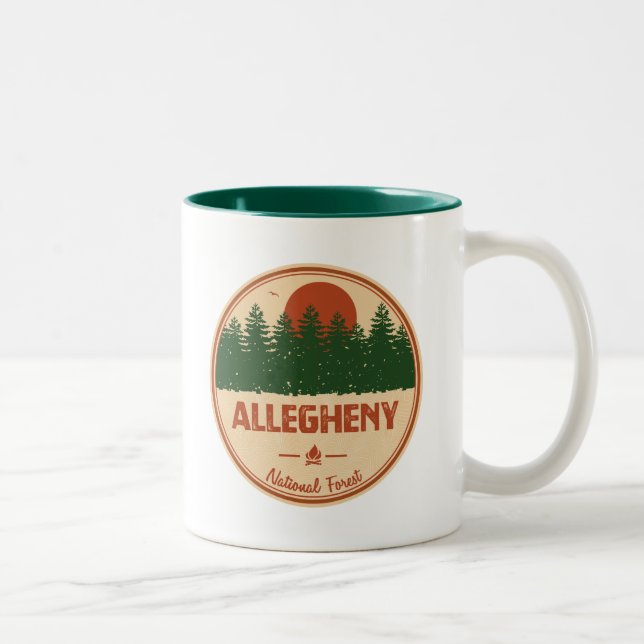 Caneca De Café Em Dois Tons Floresta Nacional Alegrete (Direita)