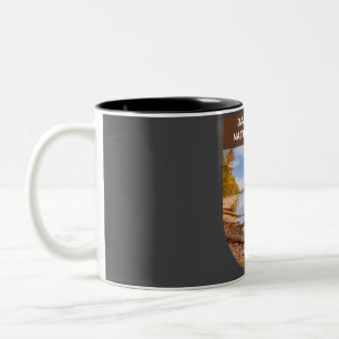Caneca De Café Em Dois Tons Floresta Nacional Daniel Boone - Lago Laurel