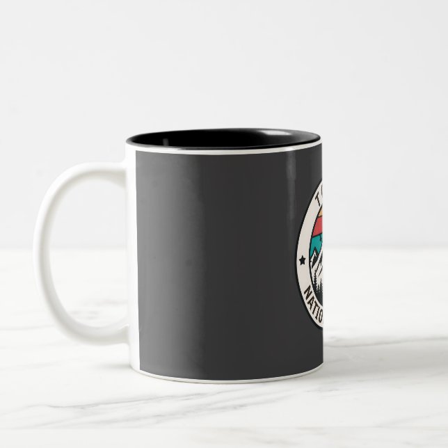 Caneca De Café Em Dois Tons Floresta Nacional de Tongass (Esquerda)