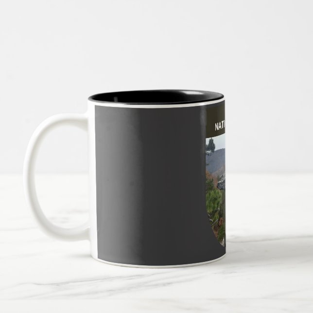 Caneca De Café Em Dois Tons Floresta Nacional Ozark (Esquerda)