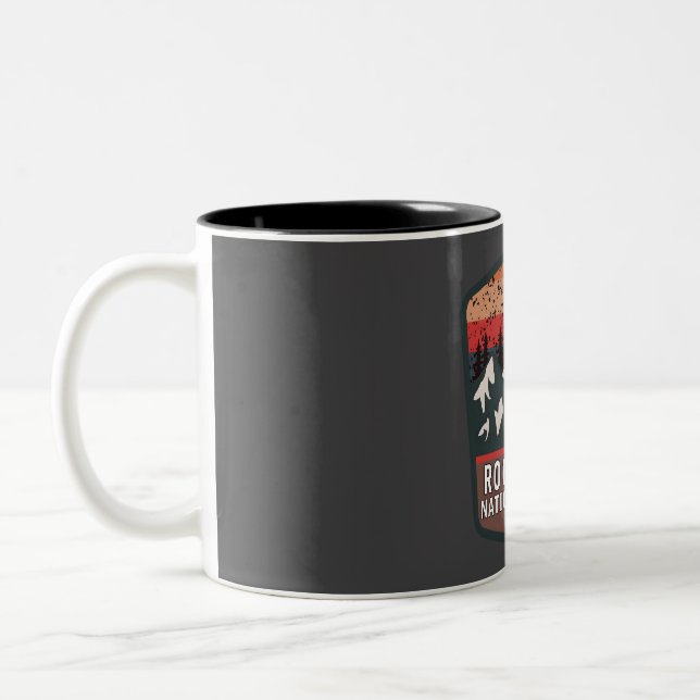 Caneca De Café Em Dois Tons Floresta nacional Roosevelt (Esquerda)