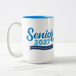 Caneca De Café Em Dois Tons Florida Virtual HS Senior 2027