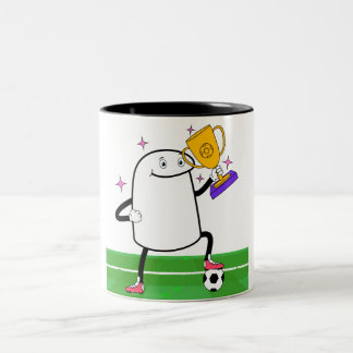 Caneca De Café Em Dois Tons flork cartoon