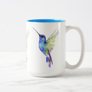 Caneca De Café Em Dois Tons "Flossie" Hummingbird Dois Tone Cã Cerâmica