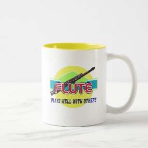 Caneca De Café Em Dois Tons Flute Reproduz Bem