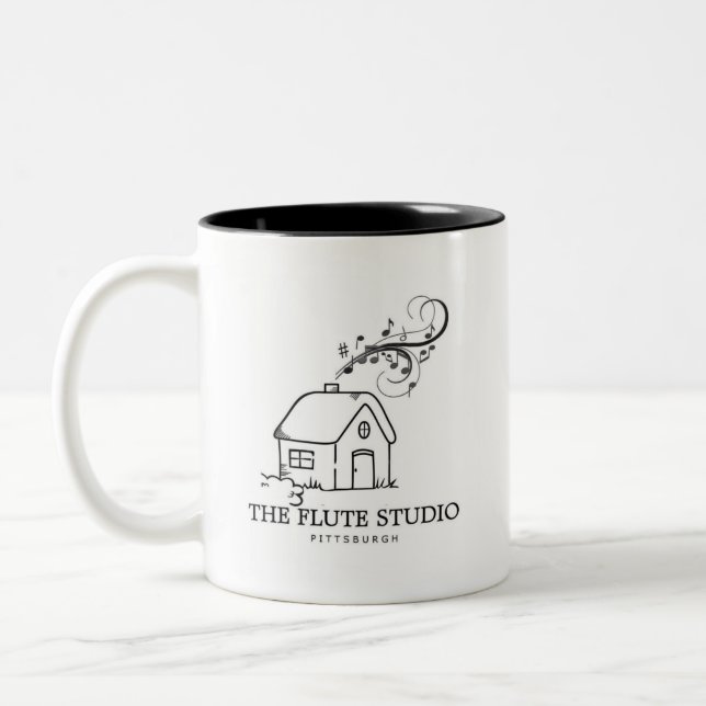 Caneca De Café Em Dois Tons Flute Studio Mug (Esquerda)