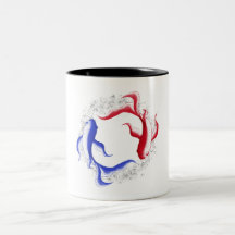 Fluxo Marcial Abstrato Yin Yang Arte Marcial