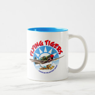 Caneca De Café Em Dois Tons Flying Tigers